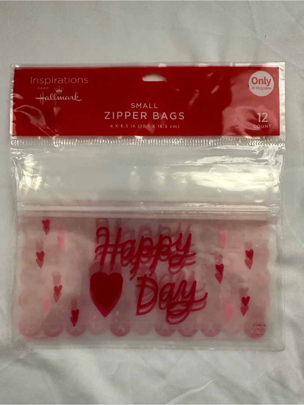 Hallmark Valentines Day Party Bundle Gift Bags Favor Sacks Straws Zipper Bags